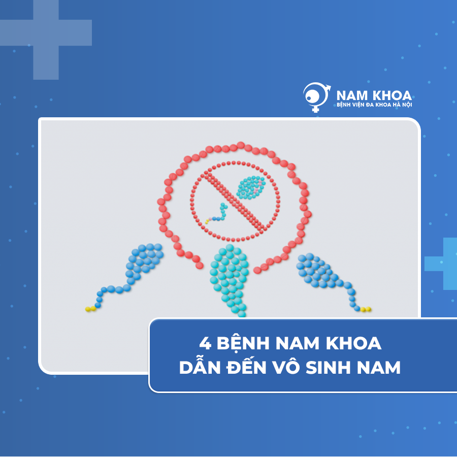 4 bệnh nam khoa dễ dẫn đến vô sinh nam