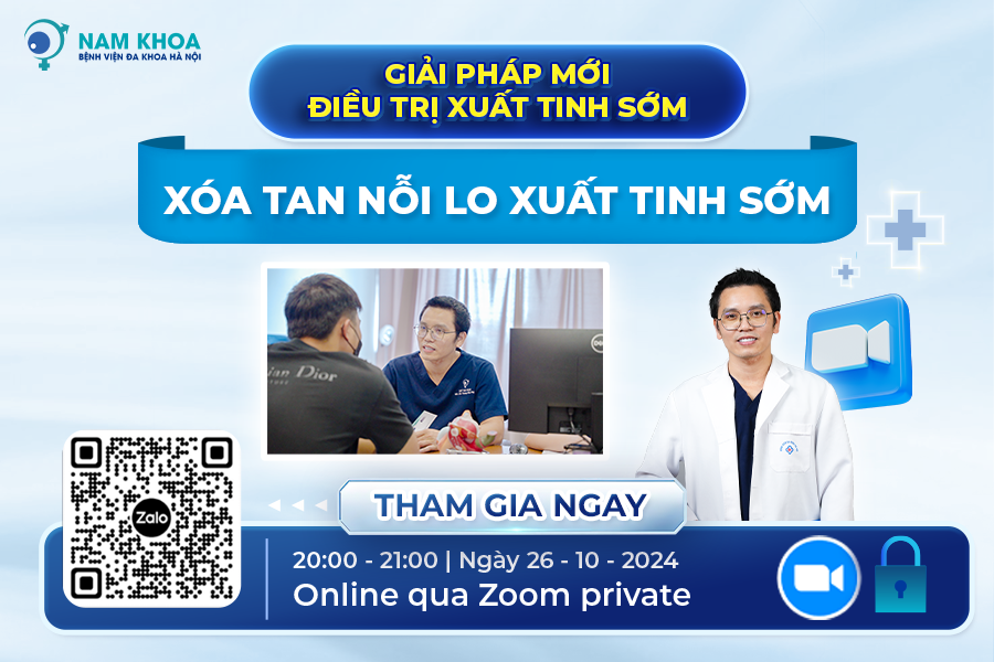 HỘI THẢO: GIẢI PHÁP MỚI TRONG ĐIỀU TRỊ XUẤT TINH SỚM